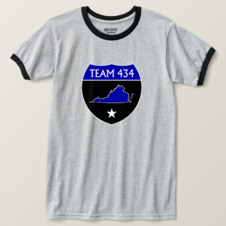 TEAM 434 - CTOP - Blå T-Shirt