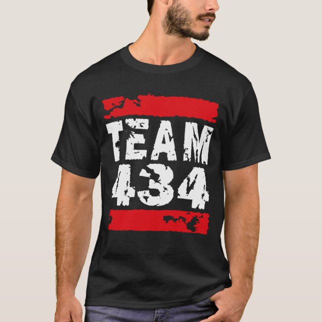TEAM 434 - SPRID DMV (VIT) T SHIRT (Framsida)