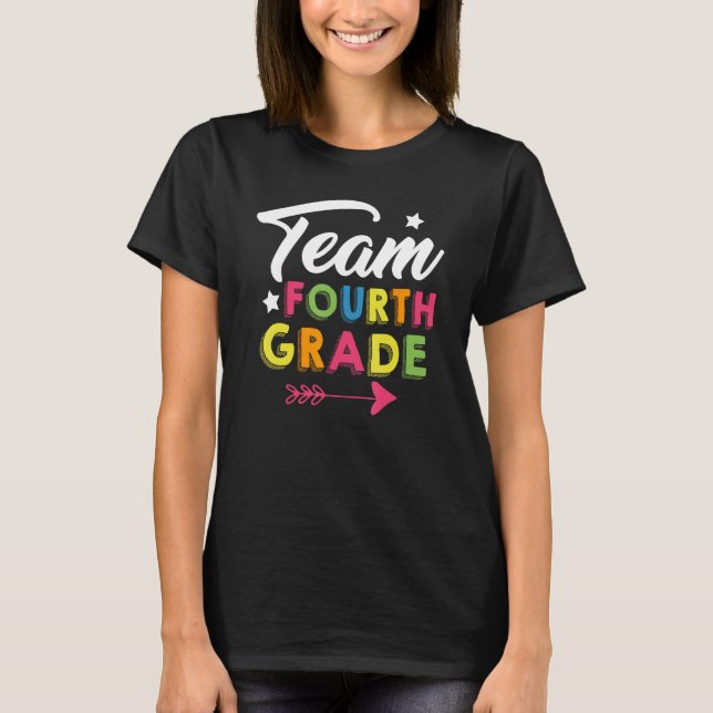 Team 4, fjärde Klass School Boy Classroom Cu T Shirt (Framsida)