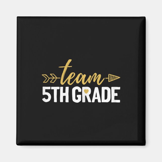 Team 5:e klass Hej femte klass besättning Squad lä Magnet (Framsidan)