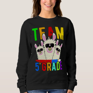 Team 5:e klass Llama Första dagen tillbaka i skola T Shirt
