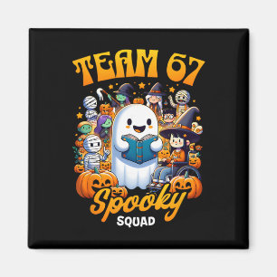 Team 67 Kuslig trupp Rollig Six Seven Meme 6 7 Hal Magnet