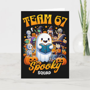 Team 67 Kusligt gäng Rolligt Six Seven Meme 6 7 Ha Kort