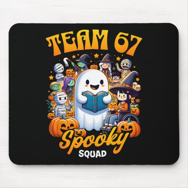 Team 67 Spooky Squad Funny Six Seven Meme 6 7 Hall Musmatta (Framsidan)