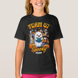 Team 67 Spooky Squad Roligt Six Seven Meme 6 7 Hal T Shirt