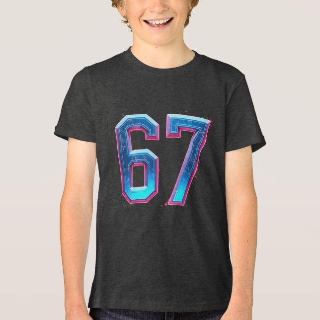 Team 67 Sportstroj Inspirerad av Baseboll Fotboll T Shirt (Framsida)