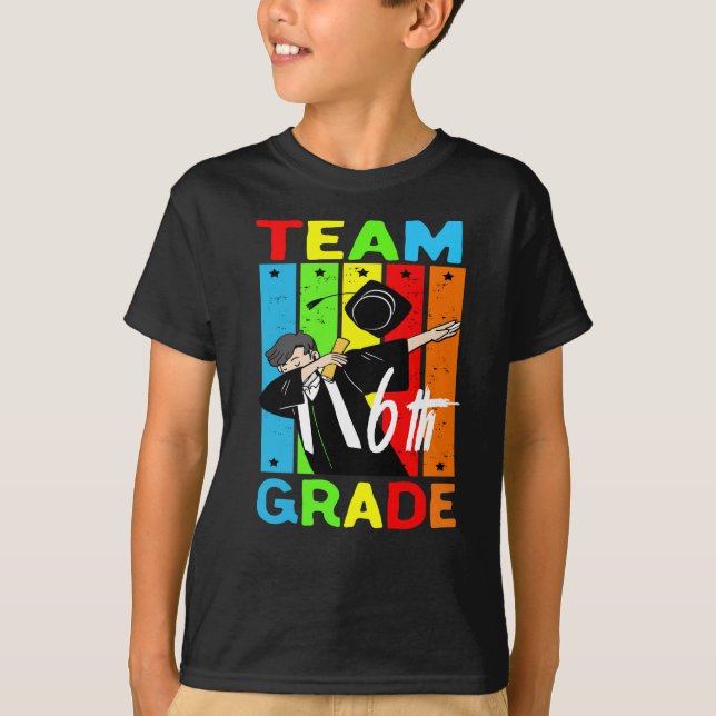 Team 6e Klass|Back to school Team 6e Klass Squad T Shirt (Framsida)