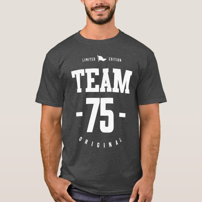 Team 75 t shirt (Framsida)