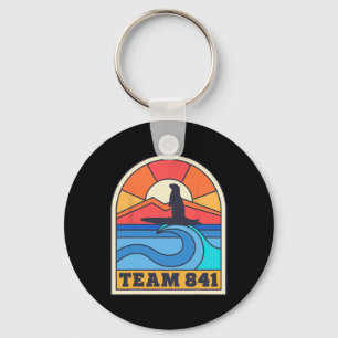 Team 841 Utter Surfing Kalifornien Strand Rolig Re Nyckelring