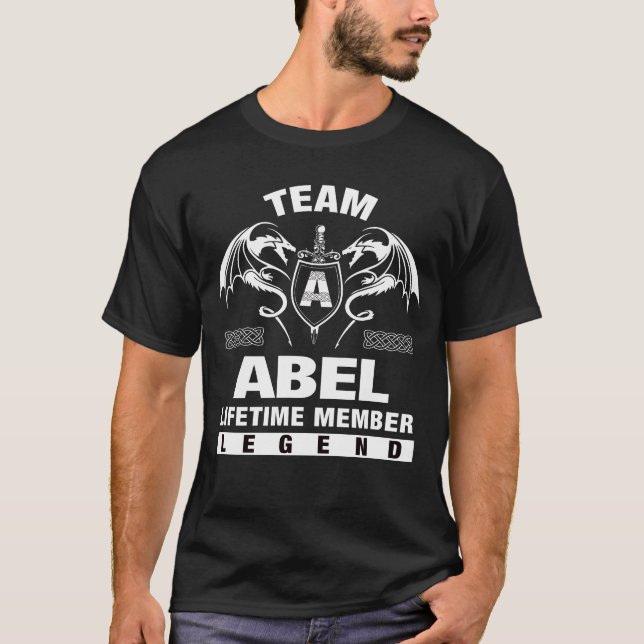 Team ABEL - Livstidsmedlem T Shirt (Framsida)