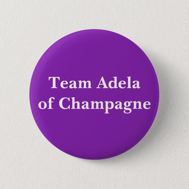 Team Adela of Champagne Knapp (Framsida)