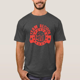 team alcool biere logo t shirt