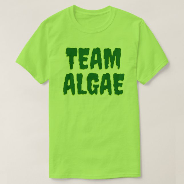 Team Algae Green T Shirt (Design framsida)