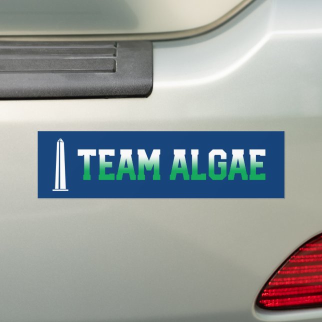 Team Algae Reflecting Pool Roligt Anti-Trump Bildekal (På Bil)