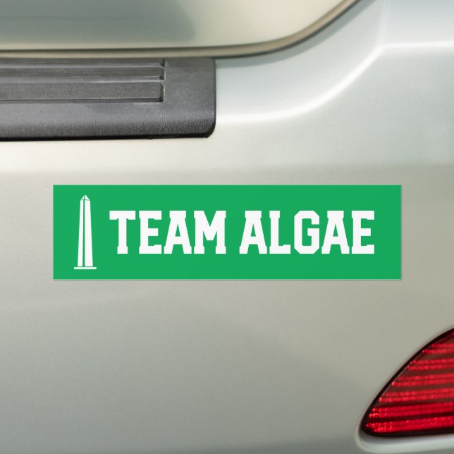 Team Algae Reflecting Pool Roligt Anti-Trump Bildekal (På Bil)