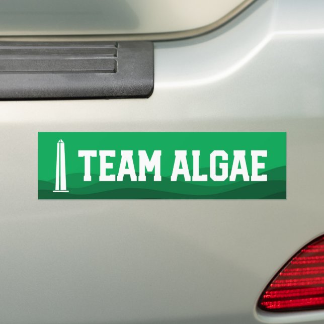 Team Algae Reflecting Pool Roligt Anti-Trump Bildekal (På Bil)