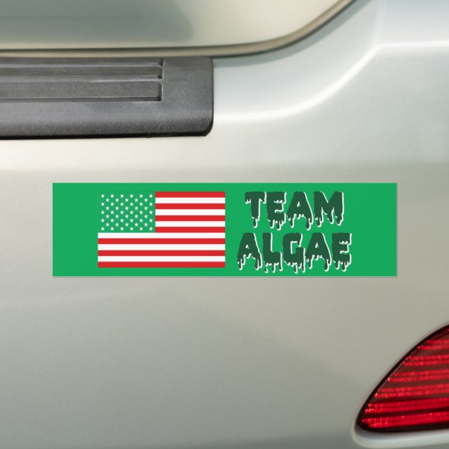 Team Algae Reflekterande Pool Rolig Anti-Trump Bildekal (På Bil)