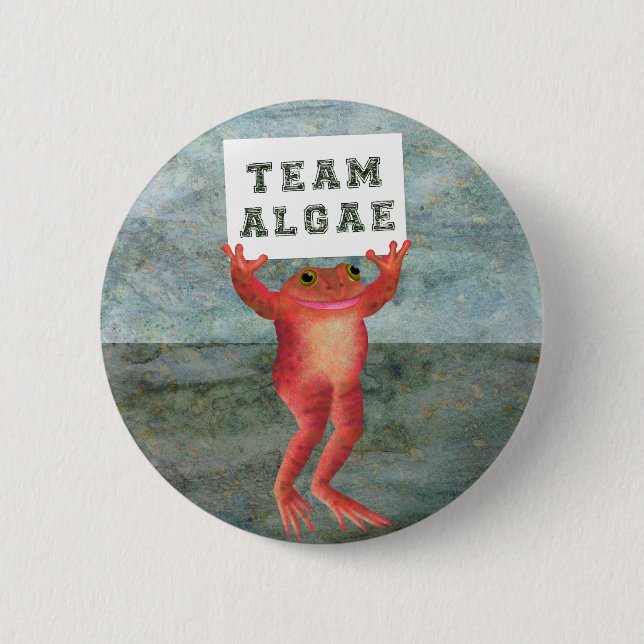 Team Alger groda Knapp (Framsida)