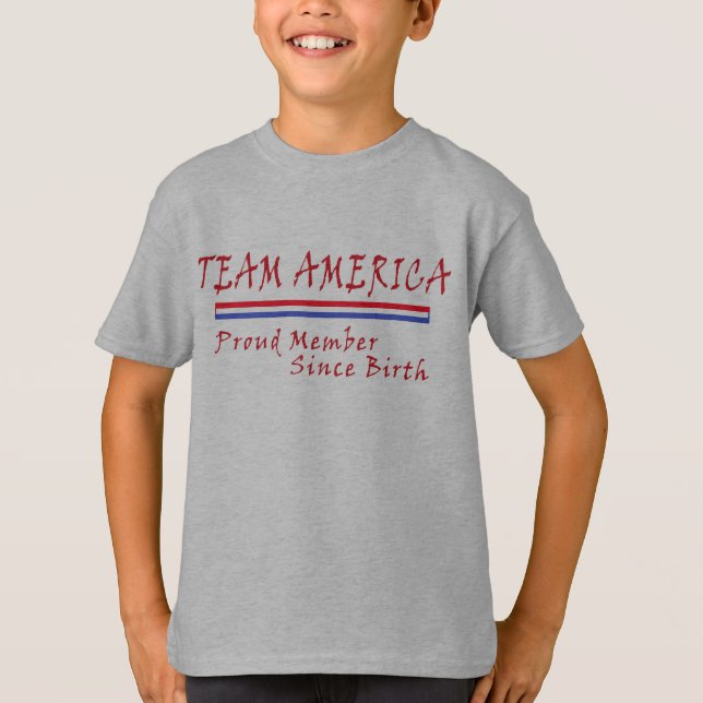 Team America 3 Kids Shirt T (Framsida)