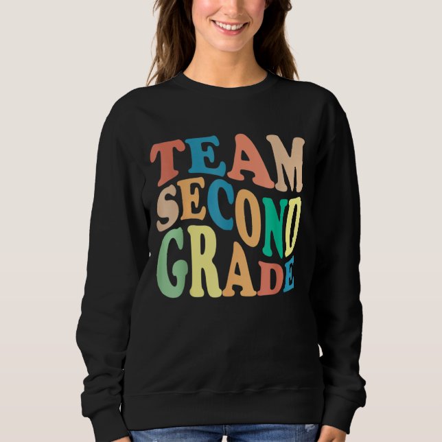 Team andra Klass, andra Klass-Back to school Teach T Shirt (Framsida)