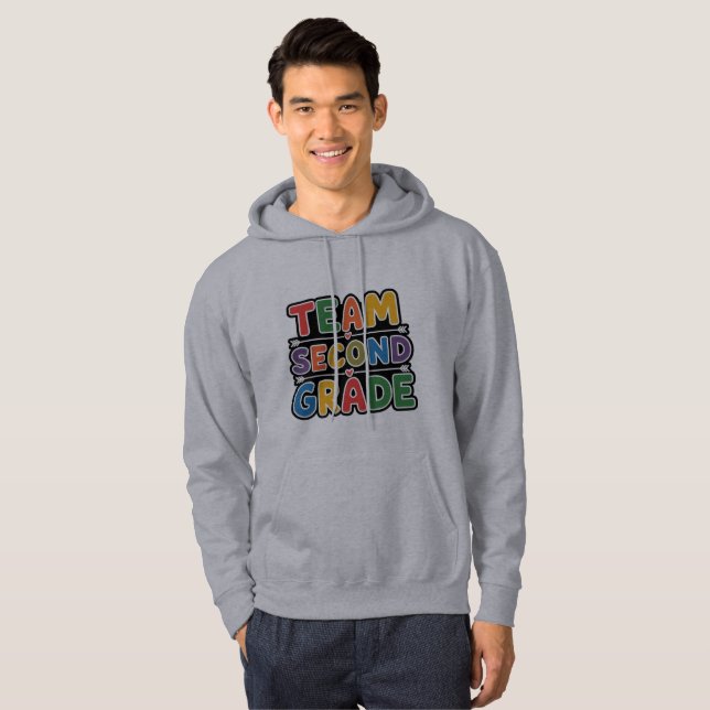 Team andra Klass Hoodie (Hel framsida)