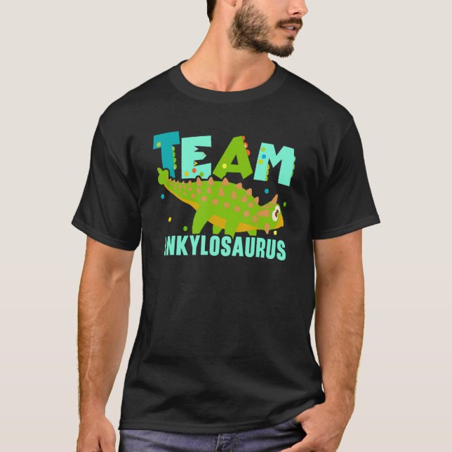 Team Ankylosaurus Future Paleontolog Dinosaur T Shirt (Framsida)