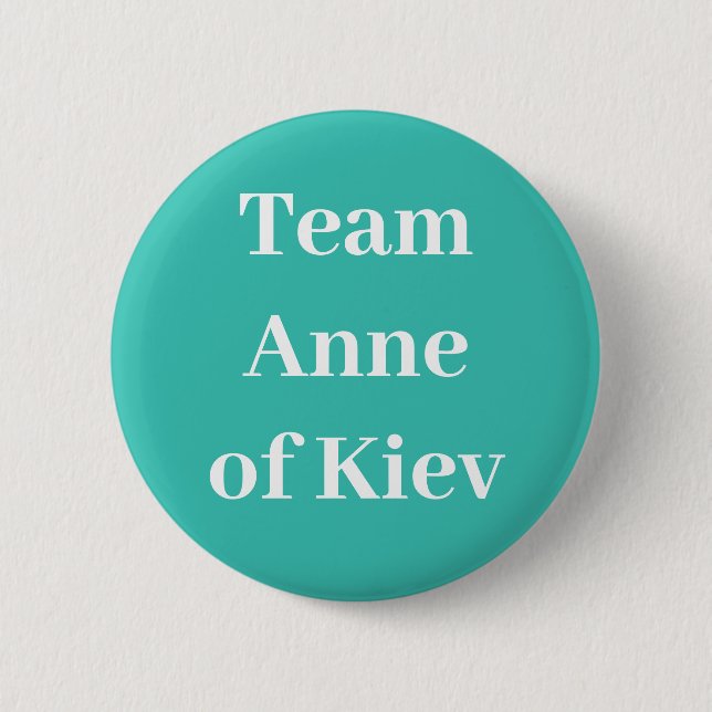 Team Anne av Kiev Knapp (Framsida)