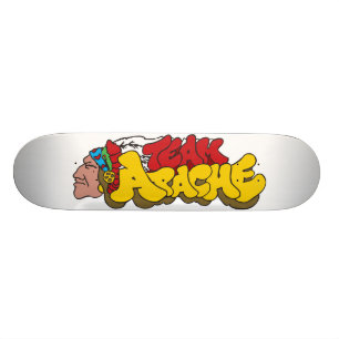 Team Apache presenterar ny logotyp Skateboard Bräda 20 Cm
