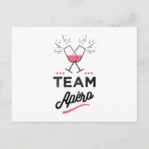 Team apero Femme Vykort