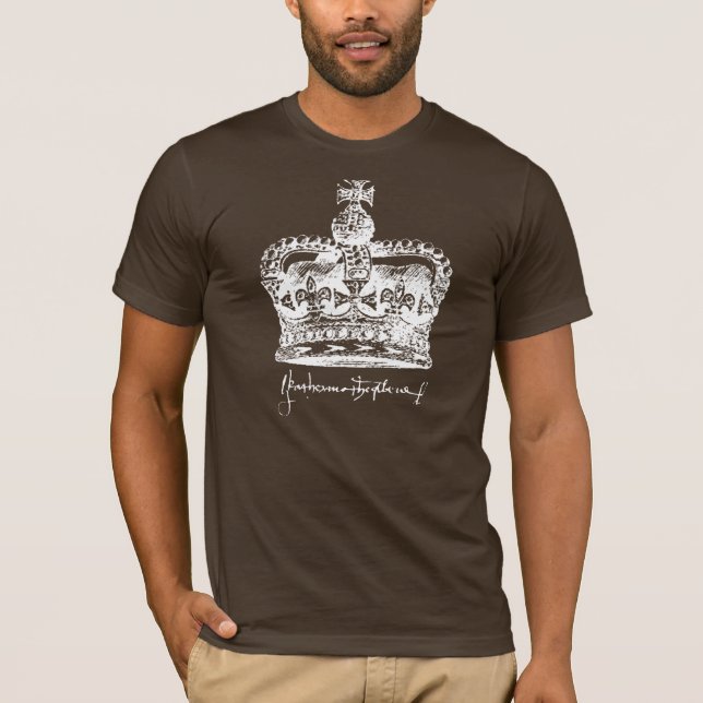 Team Aragonien - Catherine's Krona och Namntecknin Tee (Framsida)