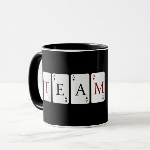 TEAM-ARBETE. TILLSAMMANS GÖR DET VIN. OFFICE Mugg