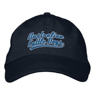Team Australian Cattle Hundar Embroided Hat Broderad Keps