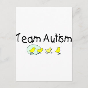 Team Autism (Chickar) Vykort
