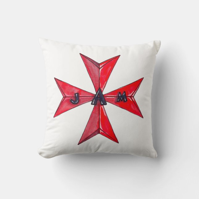 Team Aversa 2021 - 16 x 16 tum Dekorativ kudde (Framsida)