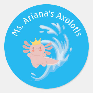 Team Axolotl dekal 1 Runt Klistermärke