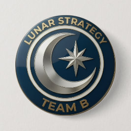 Team B Lunar Strategi Emblem | Mån- och Stjärnleda Knapp