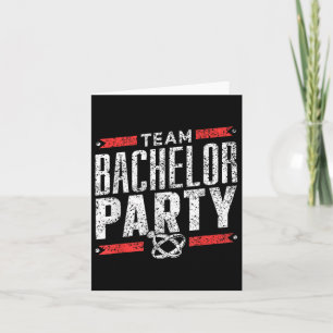 Team Bachelor Party Groom Bride _1 Kort