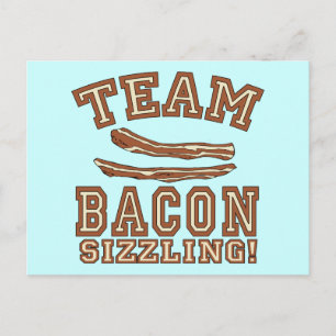 TEAM BACON är SIZZZLING Tshirts, Mugg, Gifts Vykort