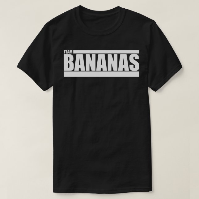 Team Bananas Challenge Pullover T Shirt (Design framsida)
