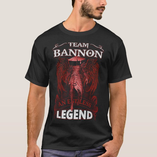 Team BANNON - En ändlös LEGENT T Shirt (Framsida)