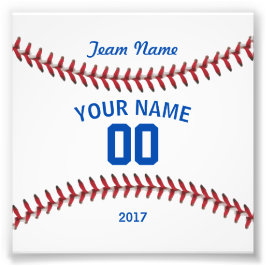 Team Baseball Sport Fototryck