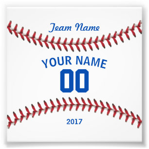 Team Baseball Sport Fototryck
