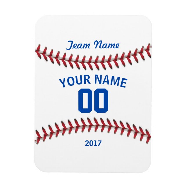 Team Baseball Sport Magnet (Vertikal)