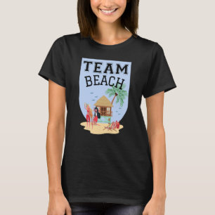 Team Beach Women Palm Tree Stuga T Shirt