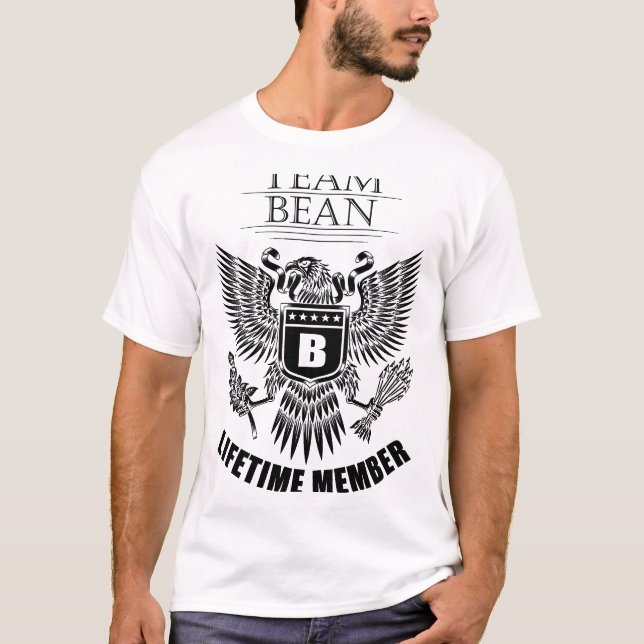 Team Bean-livstidsmedlem T Shirt (Framsida)