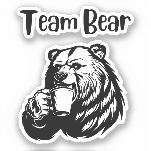 Team Bear Klistermärken (Framsida)