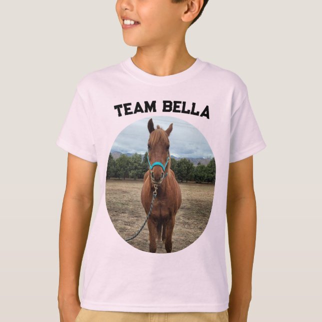 Team Bella Kids T Shirt (Framsida)