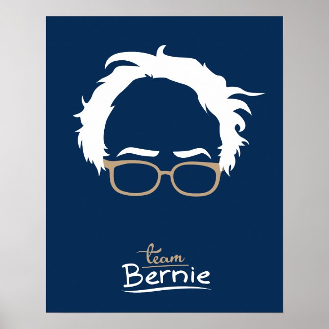 Team Bernie - Bernie Sanders för ordförande Poster (Framsidan)
