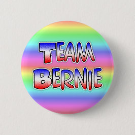 Team Bernie Sanders Patriotic Policy Button Knapp