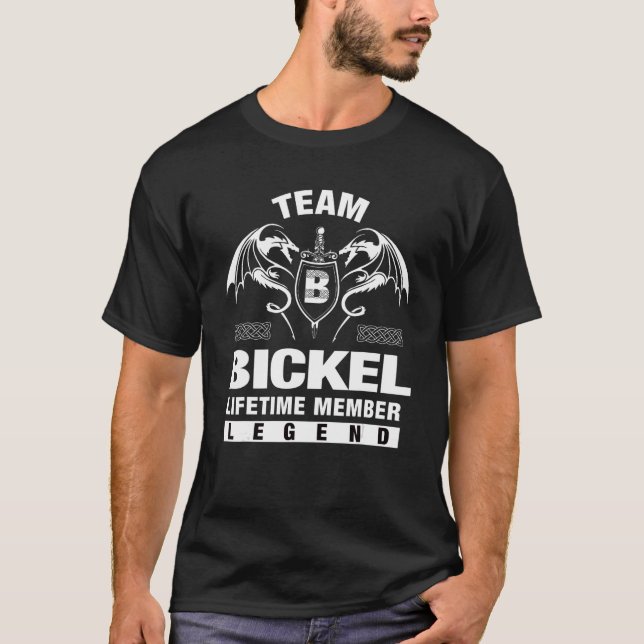 Team Bickel-livstidsmedlem T Shirt (Framsida)